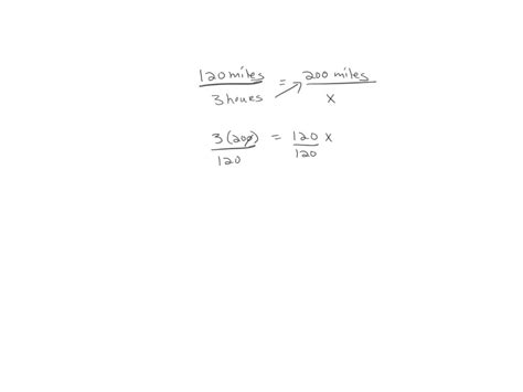 SOLVED: A car travels 120 miles in 3 hours with a constant speed. How ...