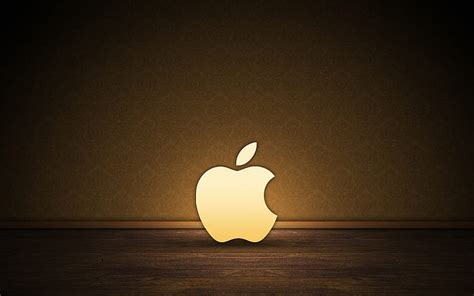 HD wallpaper: Brown Apple logo, background, laptop | Wallpaper Flare