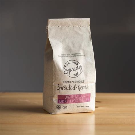 Organic Sprouted Chickpea Flour Second Spring Foods