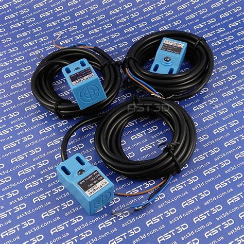Индуктивный датчик приближения SN04-N 4мм DC 10-30В (синий, NPN/PNP NO ...
