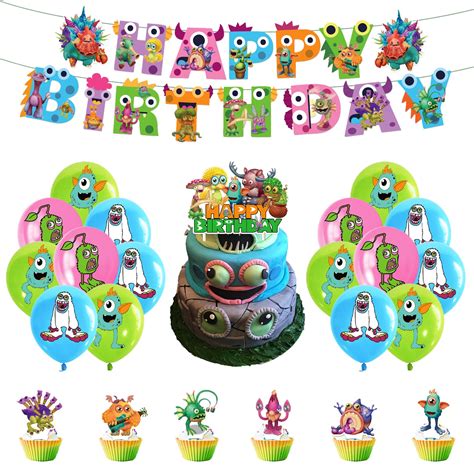 Buy Singing Monsters Birthday Decoration My Singing Monster Birthday