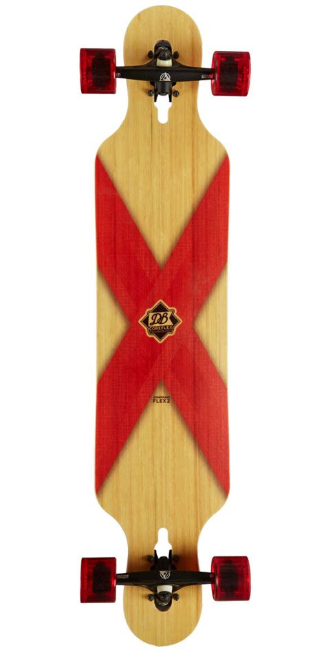 Db Coreflex Compound Flex 2 Pre Built Longboard Complete Red Ccs