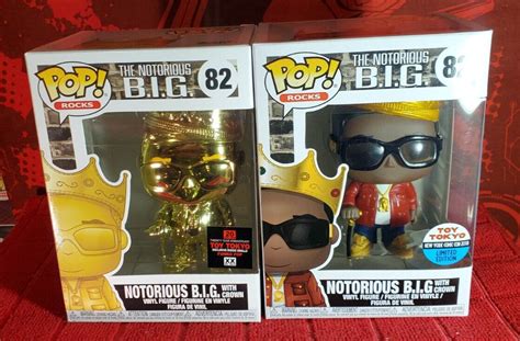 Funko Pop Rocks Notorious Big With Crown Chrome Toy Tokyo