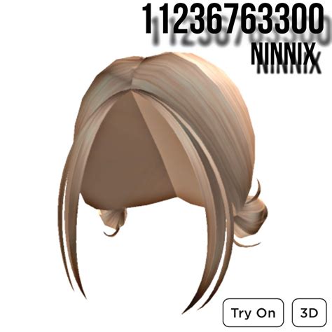 Kawaii Low Buns In Blonde Roblox Codes Roblox Bloxburg Decal Codes