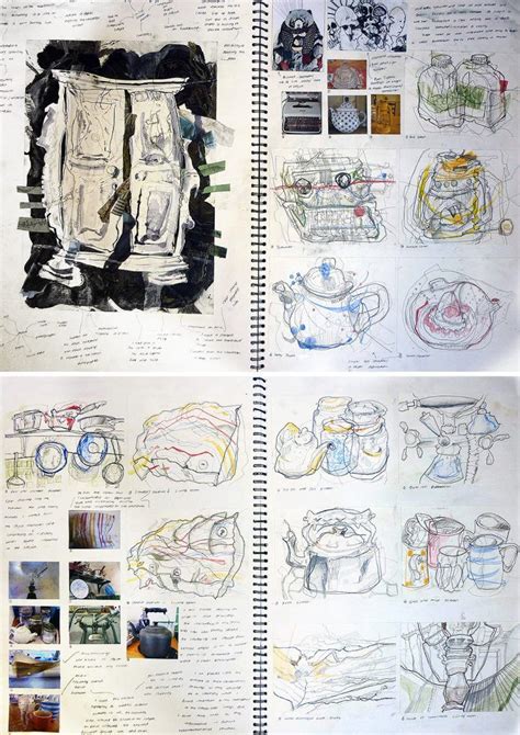 Art sketchbook ideas creative examples to inspire students – Artofit