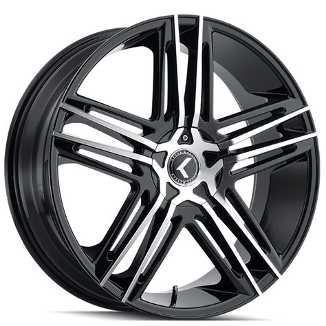 Kraze Wheels Hella Black Machined Rims Krz