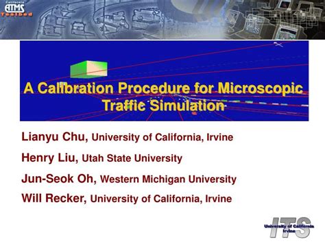 Ppt A Calibration Procedure For Microscopic Traffic Simulation