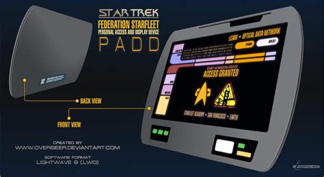 Starfleet PADD (Star Trek) by overseer on DeviantArt