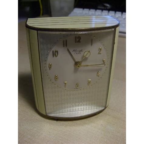 Vintage Kienzle Music Box Alarm Clock Rubis