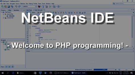 Php Programming In Netbeans On Windows Youtube