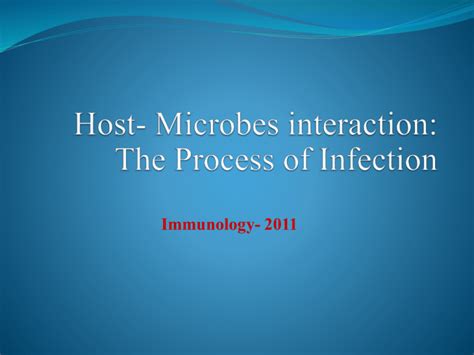 Lesson4host Microbe Interactions