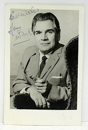 An Original Signed And Inscribed Photograph Card From Harry Worth By