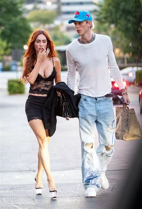 Megan Fox Sizzles In Lingerie And Stripper Heels As She Reunites With Machine Gun Kelly The Mirror
