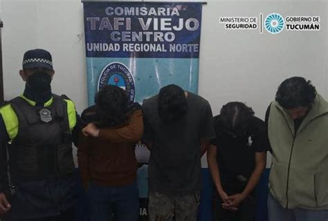 Familia De Peligrosos Delincuentes En Taf Viejo Padre Y Sus Tres