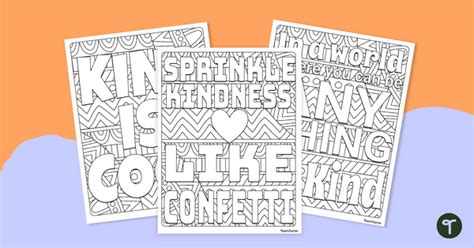 Free Coloring Pages Kindness