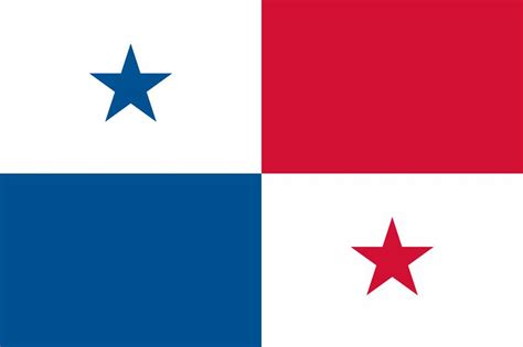 Panama flag vector - Country flags