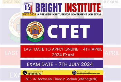 CTET Exam 2024 Application Form Eligibility Exam Pattern Syllabus