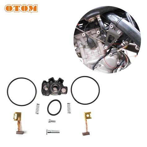 Afsi Otom Motorcycle Motor Repair Kit Electric Starter Carbon Brush