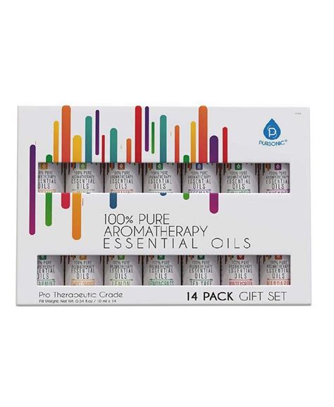 Pursonic 14 Pack Of 100 Pure Essential Aromatherapy Oils Macys