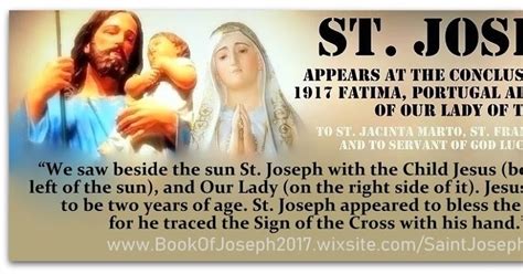 Ad Te Beate Ioseph ☩ To Thee O Blessed Joseph ☩ St Joseph Apparition At Fatima