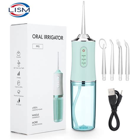 Usb Irrigador Oral Recarreg Vel Port Til Dental Gua Flosser Jet Floss