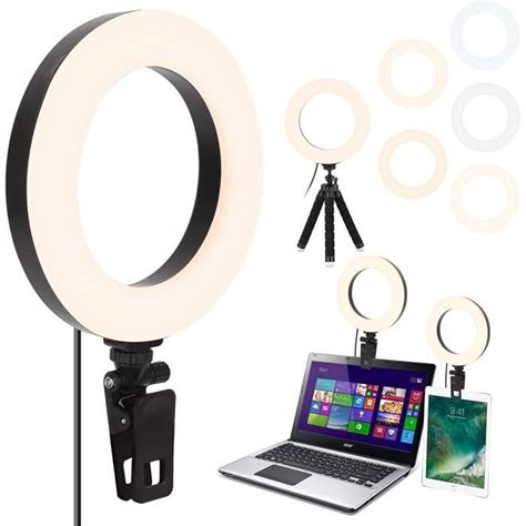 Ring Light avec LED kit d éclairage de Vidéo conférence à Intensité