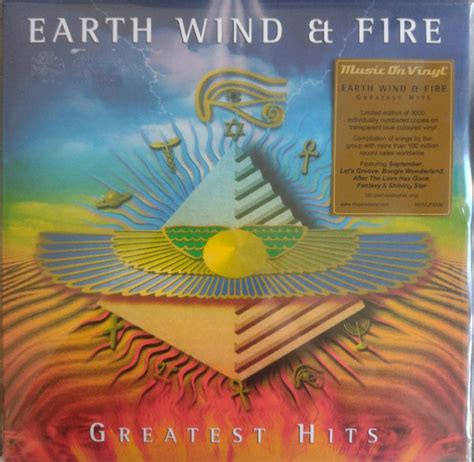 Earth Wind Fire Greatest Hits 2 X Vinyl 180g Gatefold Blue