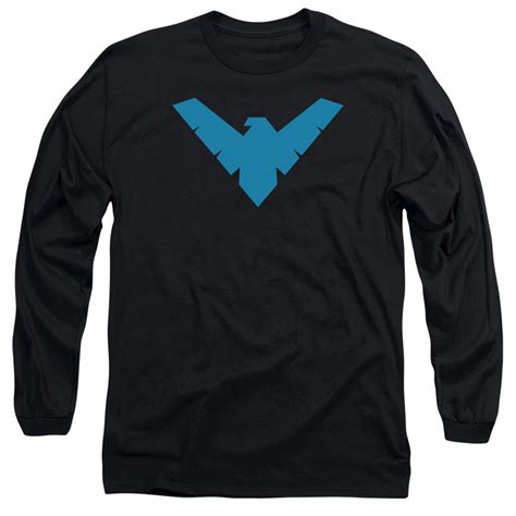 Nightwing Nightwing Symbol Long Sleeve T Shirt Rocker Merch