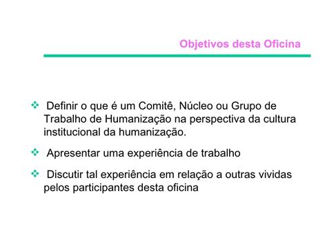 Como Organizar Um Grupo De Trabalho De Humanização