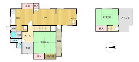 【ハトマークサイト】京都府舞鶴市字南田辺の 南田辺土地付中古住宅 2ldk 中古一戸建