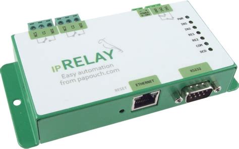 IP Relay: IP relé se sériovým portem | Papouch.com