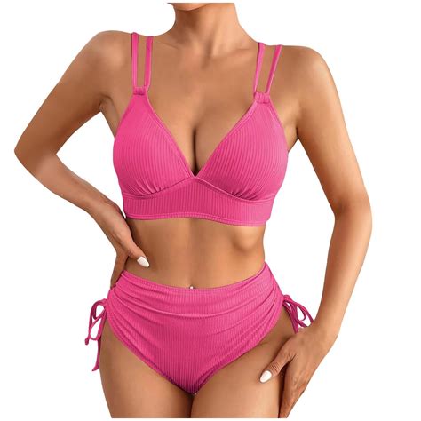 Fnooota Bikini Swimsuits For Women Beach Two Piece Sexy Bathing Suits Swim Tops With Bottoms