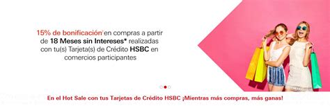 HSBC Hot Sale 2023 hasta 25 de bonificación en tiendas participantes