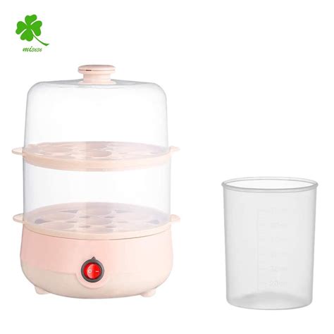 7TX4 Mini Electric Pan Boilers 2 Layer Boiled Egg Cooker