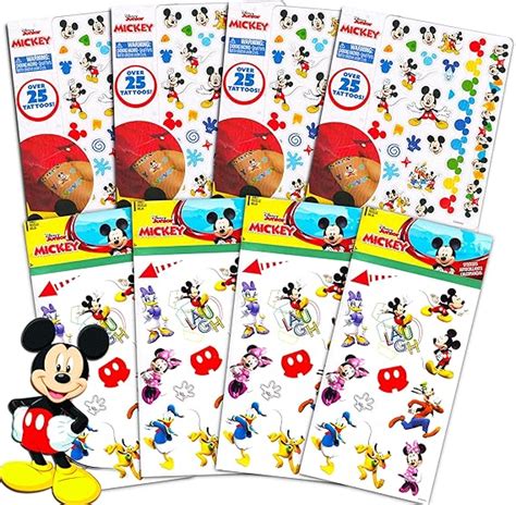 Amazon Disney Mickey Mouse Clubhouse Stickers And Tattoos 8 Pack