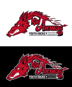 Northwest Arkansas NWA Youth Hockey Association Ice Hogs New Logo