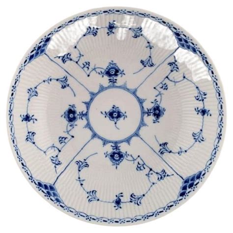 Royal Copenhagen Blue Fluted Half Lace Serving Dish 1 533 At 1stDibs