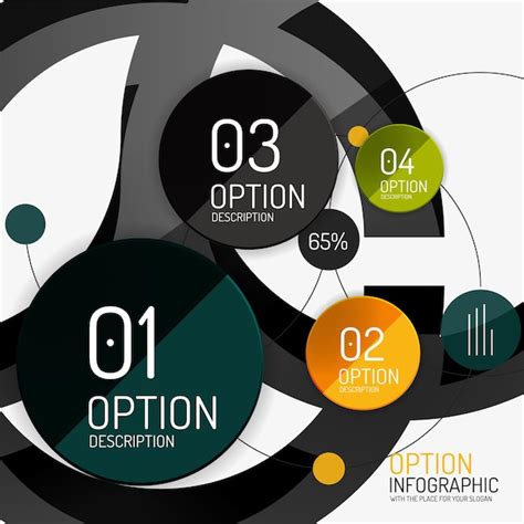 Mod Le De Rapport D Infographie Vectorielle Vecteur Premium