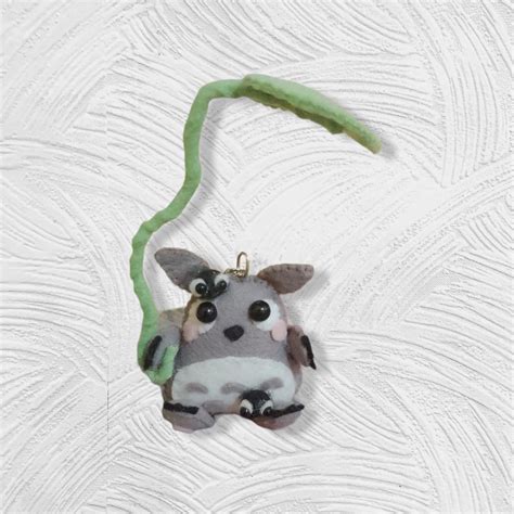 Chaveiro Do Totoro Em Feltro Meu Amigo Totoro Shopee Brasil