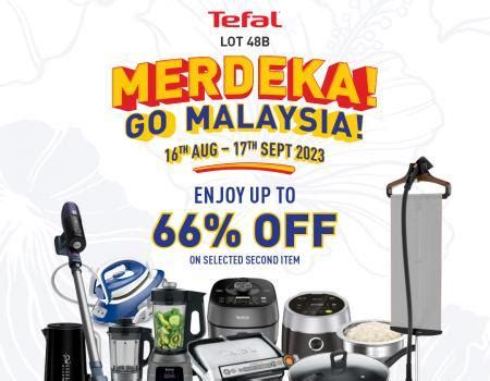 Tefal Merdeka Sale Up To 66 OFF At Mitsui Outlet Park 16 Aug 2023