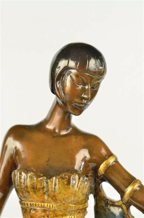 14 Lbs Art Deco Dancer Broadway Showgirl Actress Flapper Bronze Statue On Marble Base 19x13