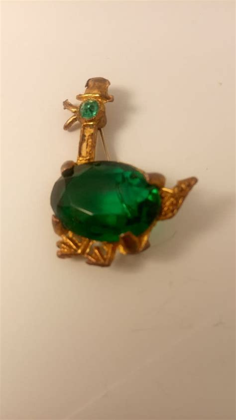 брошь винтаж, утка в шляпе | Brooch, Jewelry