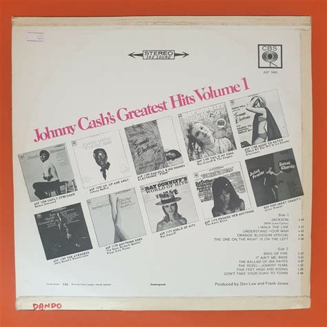 Johnny Cash Greatest Hits Volume 1 Kandi Records