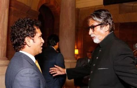 Sachin Tendulkar Wishes Amitabh Bachchan On His St Birthday With A