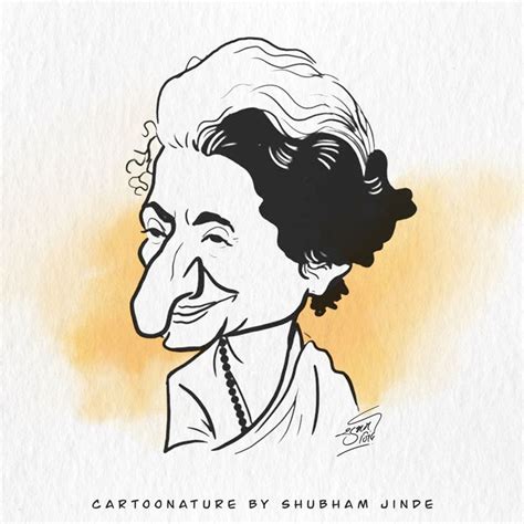 Indira Gandhi | Caricature sketch, Book art drawings, Cartoon style drawing