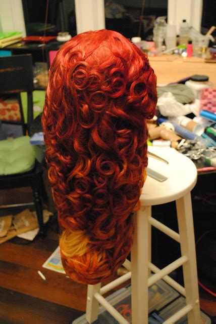 Adventures In Cosplay Teen Titans Starfires Wig With Bonus Robin