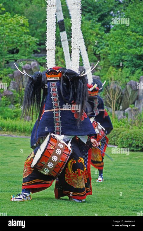 The Shishi Odori Dance performance at Michinoku Entertainment festival ...