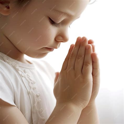 Children Praying Hands Background