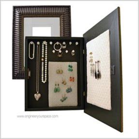 Wall Hanging Mirror Jewelry Box - Foter