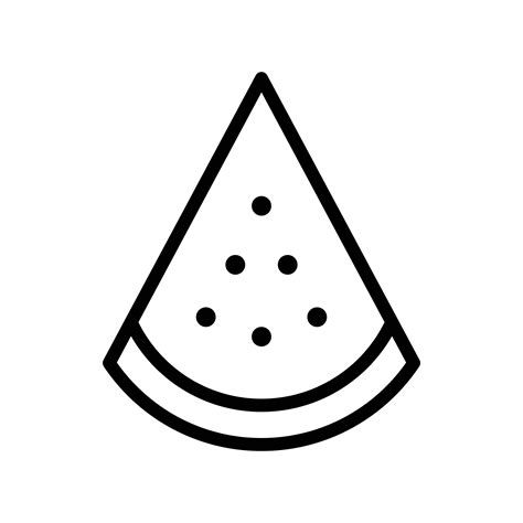 Watermelon Slice Vector